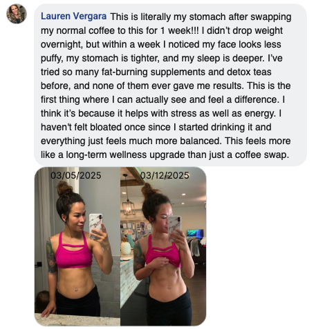 Lauren’s before-and-after NEUBRAIN result